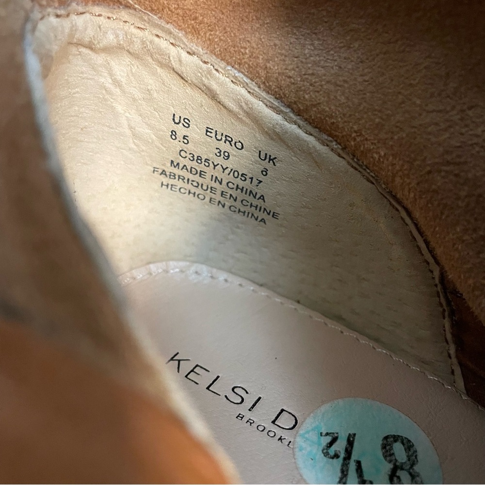 Kelsi Dagger Houston Suede‎ Boots Women’s 8.5 Leather Cottagecore Western - Picture 9 of 9